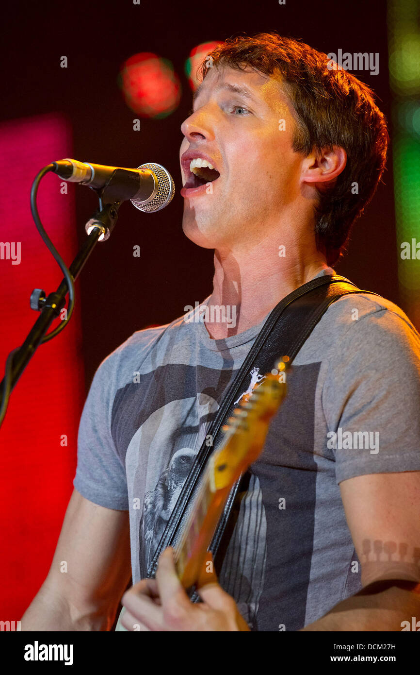 James Blunt en live au Coliseu dos Recreios. Lisbonne, Portugal 16,10.11 Banque D'Images