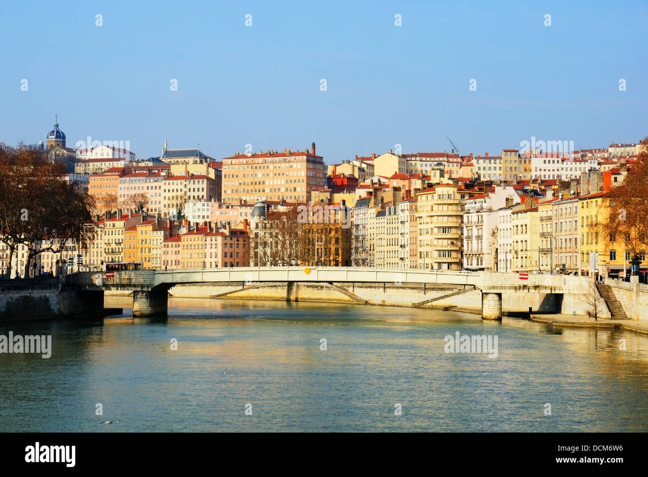 Islandburner Tableau Sur Toile Voir La Rivière Saône Lyon
