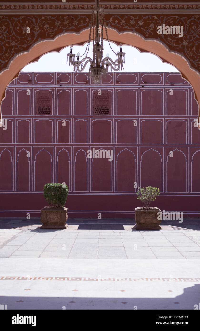 City Palace - Jaipur, Rajasthan, Inde Banque D'Images