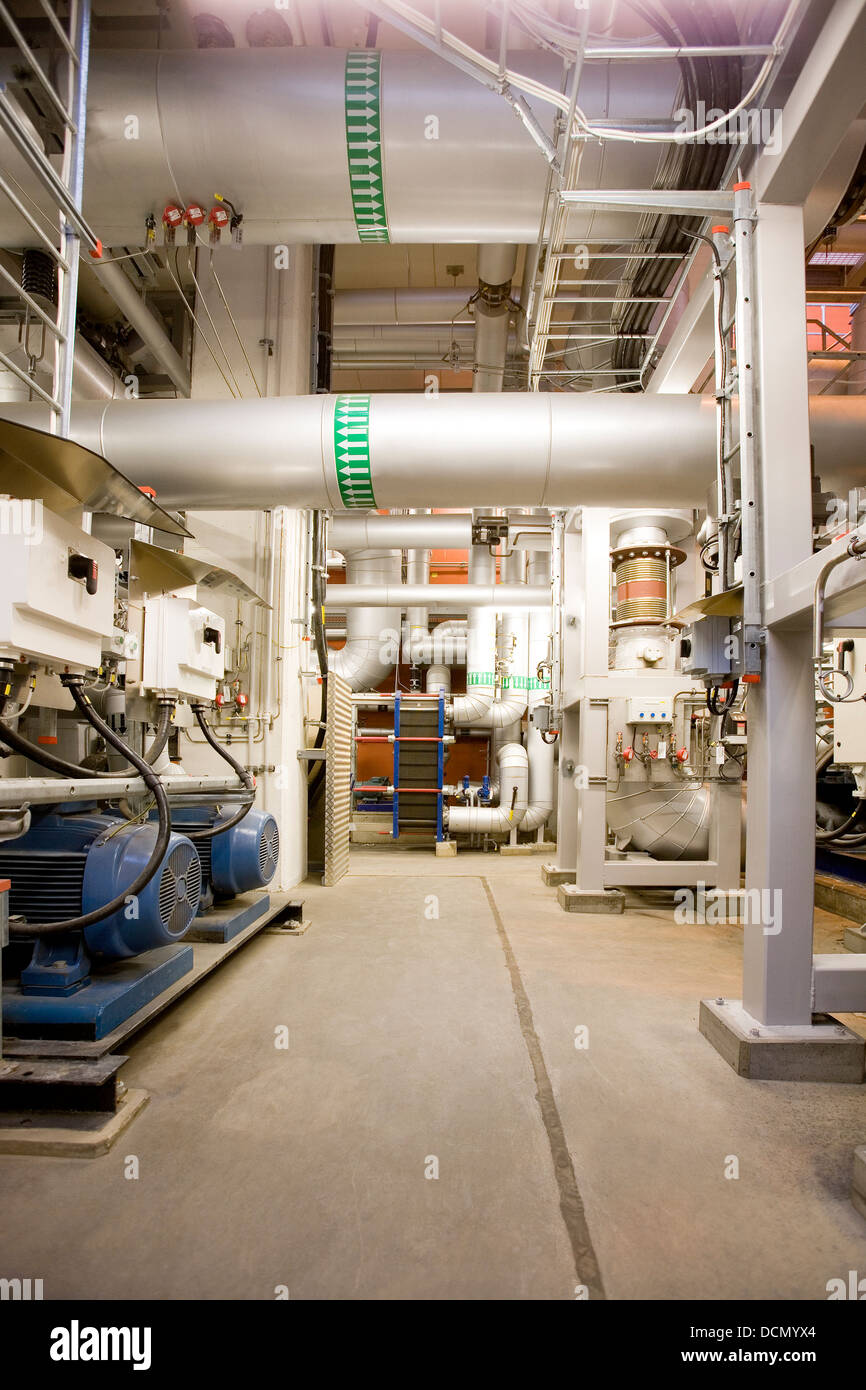 Salle des machines Banque D'Images