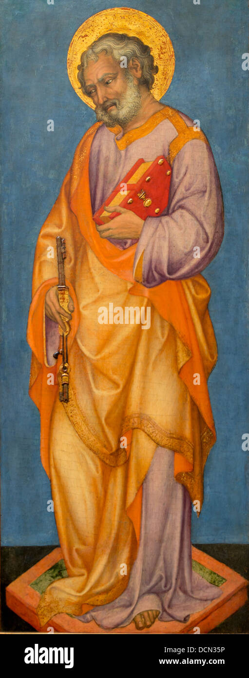 15ème siècle - Saint Pierre - Michele Giambono Philippe Sauvan-Magnet / Active Museum Banque D'Images