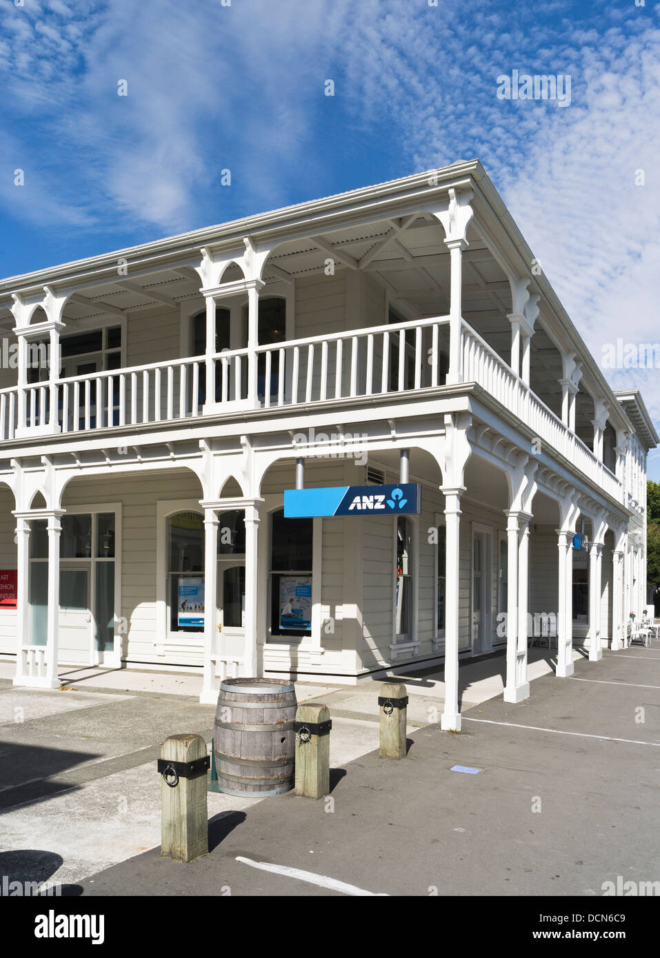Dh Martinborough WAIRARAPA Nouvelle-zélande bâtiment colonial de l'ANZ bank Banque D'Images