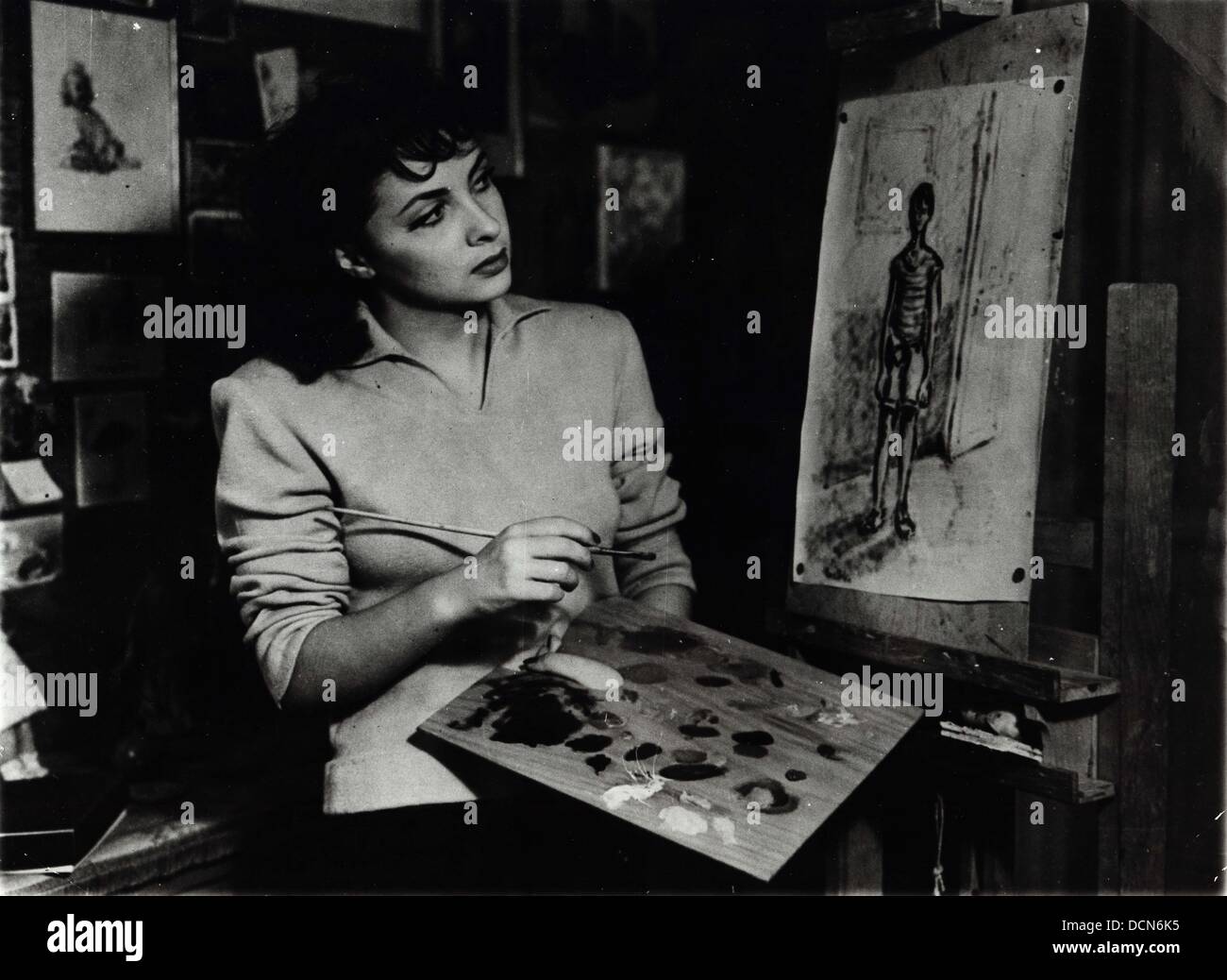 GINA LOLLOBRIGIDA.(Image Crédit : © P.I.P/Globe Photos/ZUMAPRESS.com) Banque D'Images