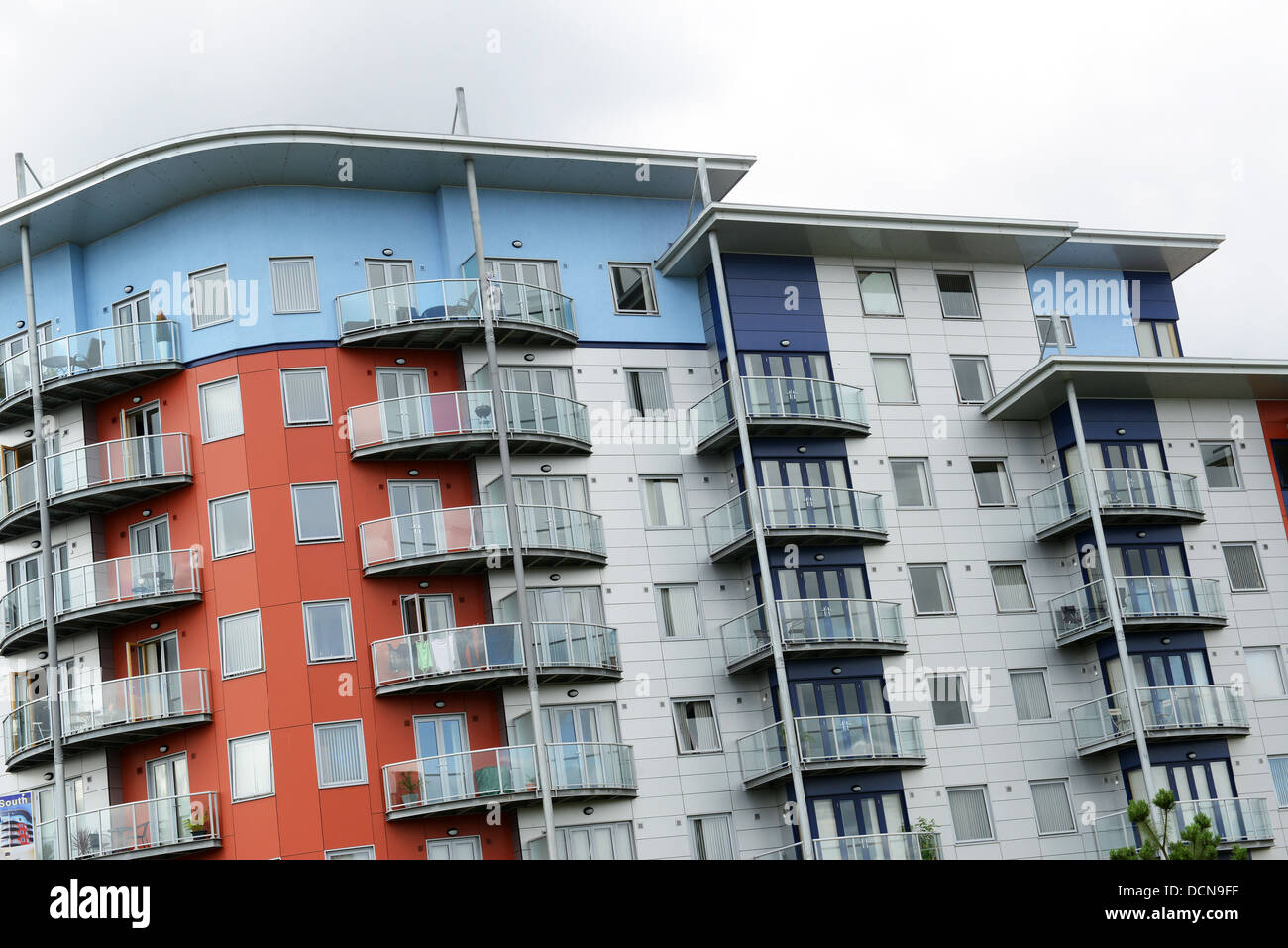 Eco friendly appartements de créateur de Walsall, West Midlands UK Banque D'Images