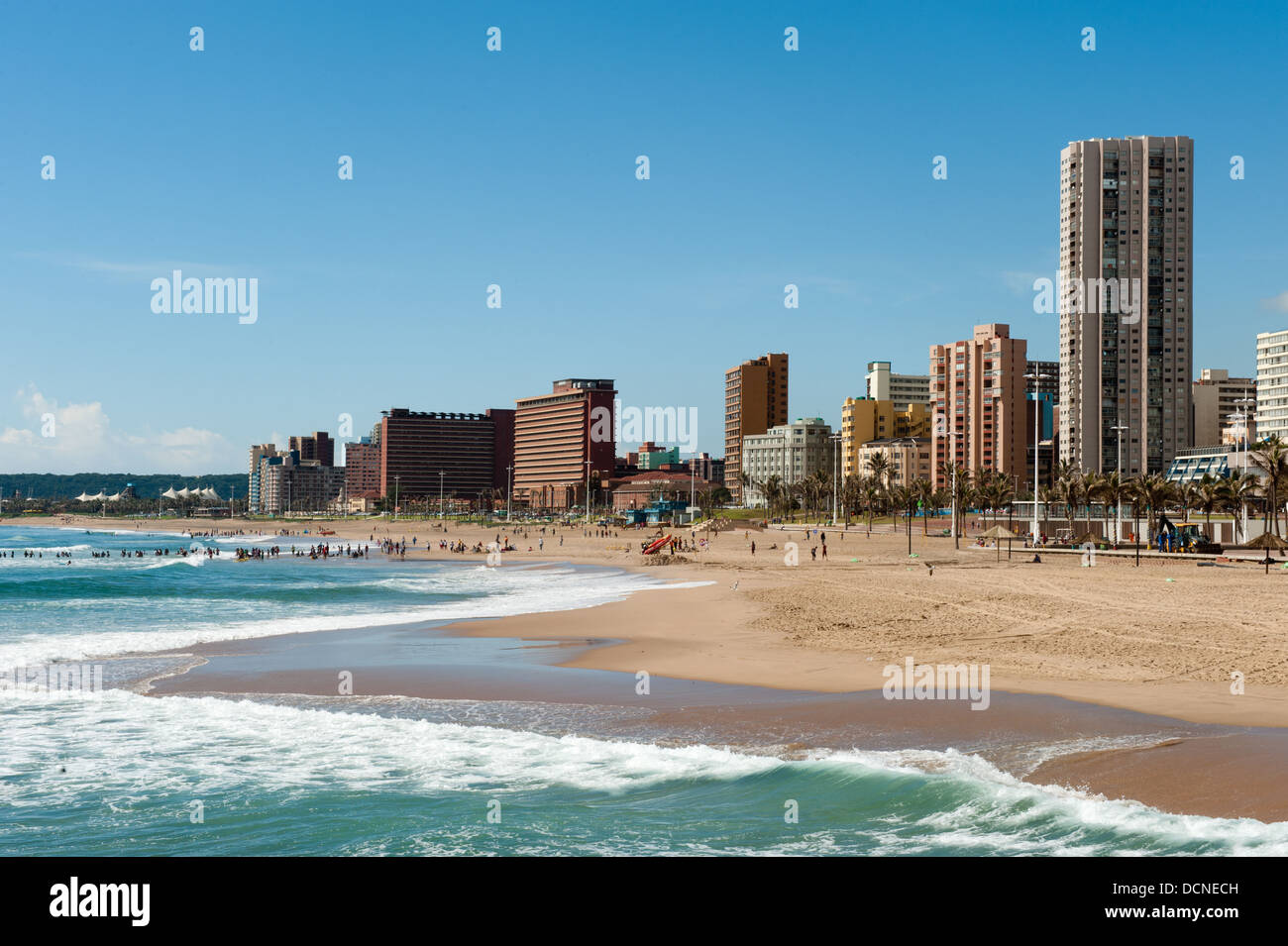 Front de mer de Durban, Afrique du Sud Banque D'Images