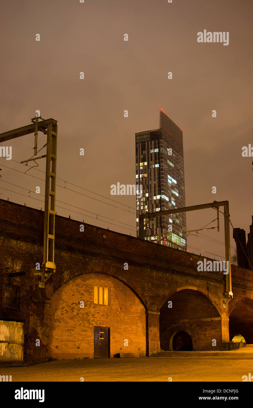 Beetham tower de Castlefield Banque D'Images