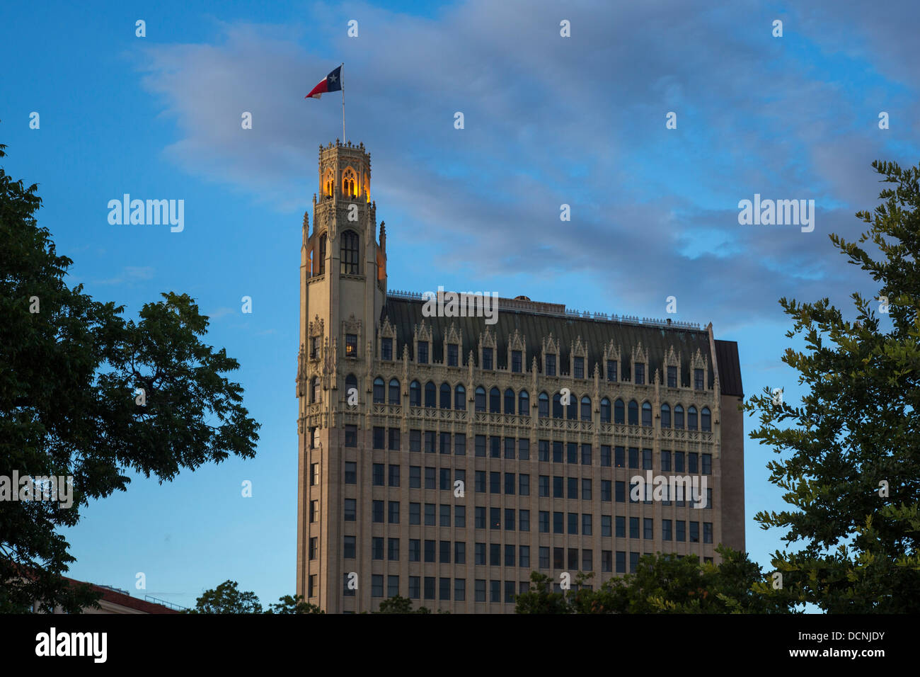 San Antonio, Texas - l'Emily Morgan Hotel, anciennement le Medical Arts Building. Banque D'Images