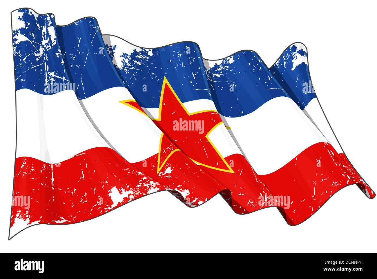 Timbre yougoslavie Banque d'images vectorielles - Alamy