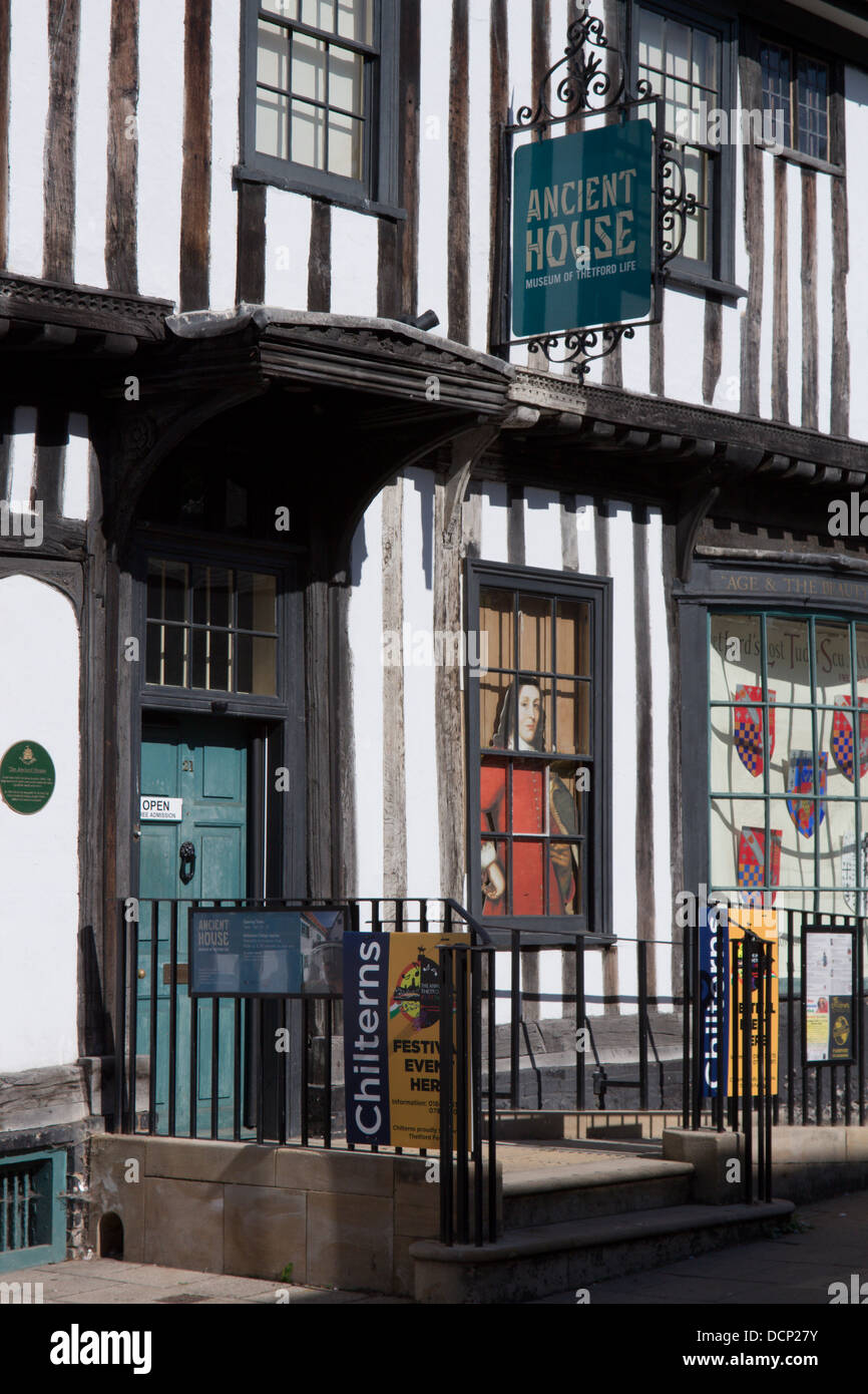 Ancienne maison thetford norfolk england uk Banque D'Images