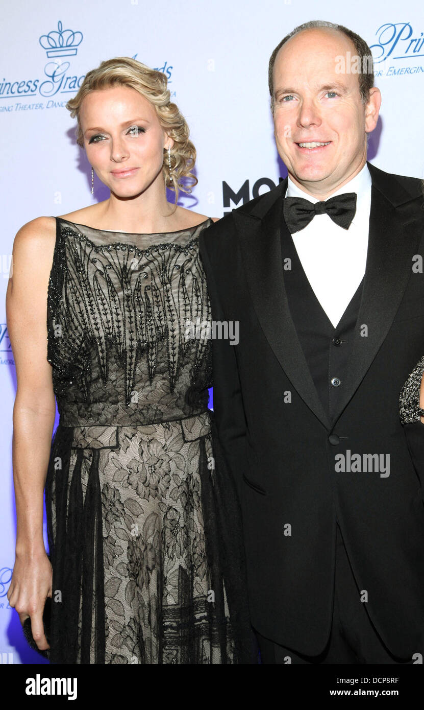 La princesse Charlene de Monaco et le Prince Albert II de Monaco