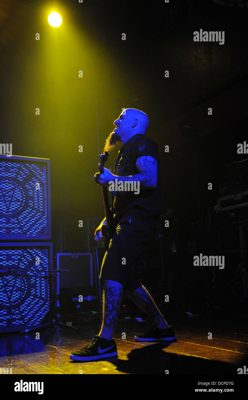 Scott Ian d'Anthrax effectuer à vivre la révolution. Fort Lauderdale, Floride - 02.11.11, Banque D'Images