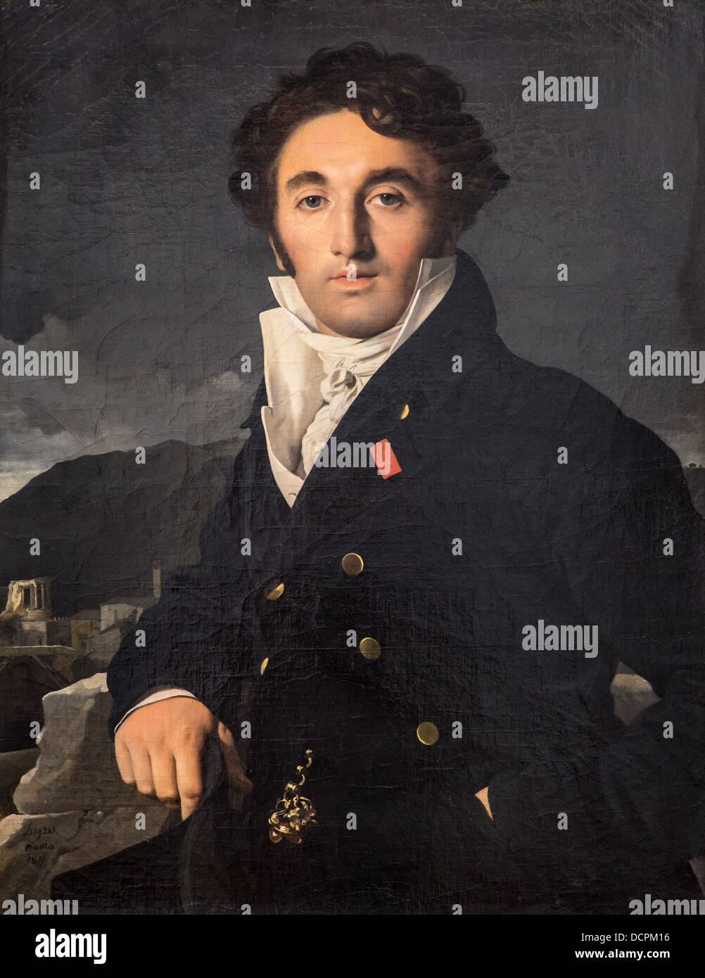 19e siècle - Charles Cordier, 1811 - Jean-Auguste-Dominique Ingres Philippe Sauvan-Magnet / Active Museum Banque D'Images