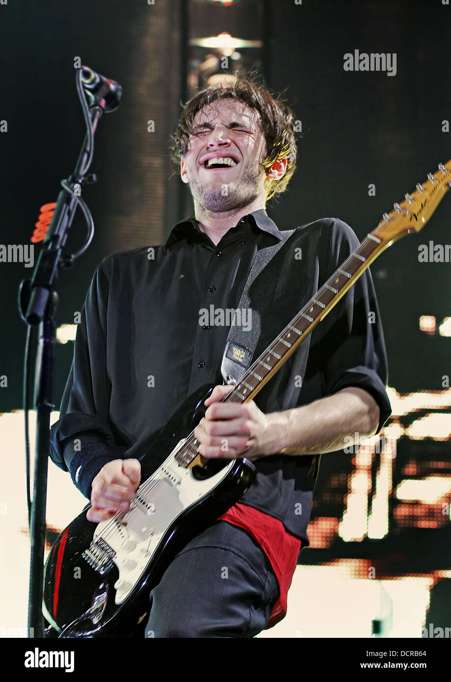 Red Hot Chili Peppers à la Manchester MEN Arena - 14-11-2011 Banque D'Images