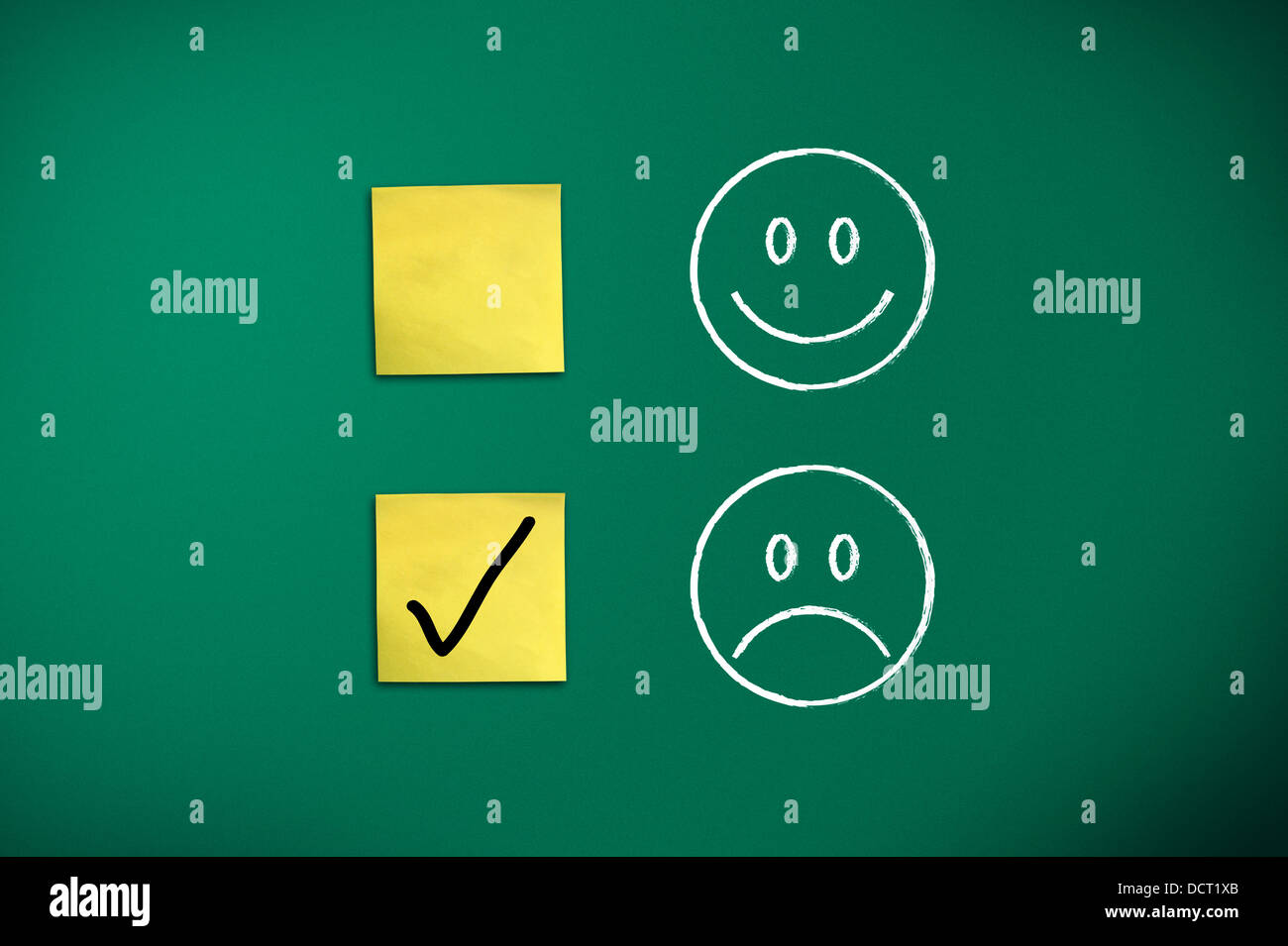 La rétroaction négative Banque D'Images
