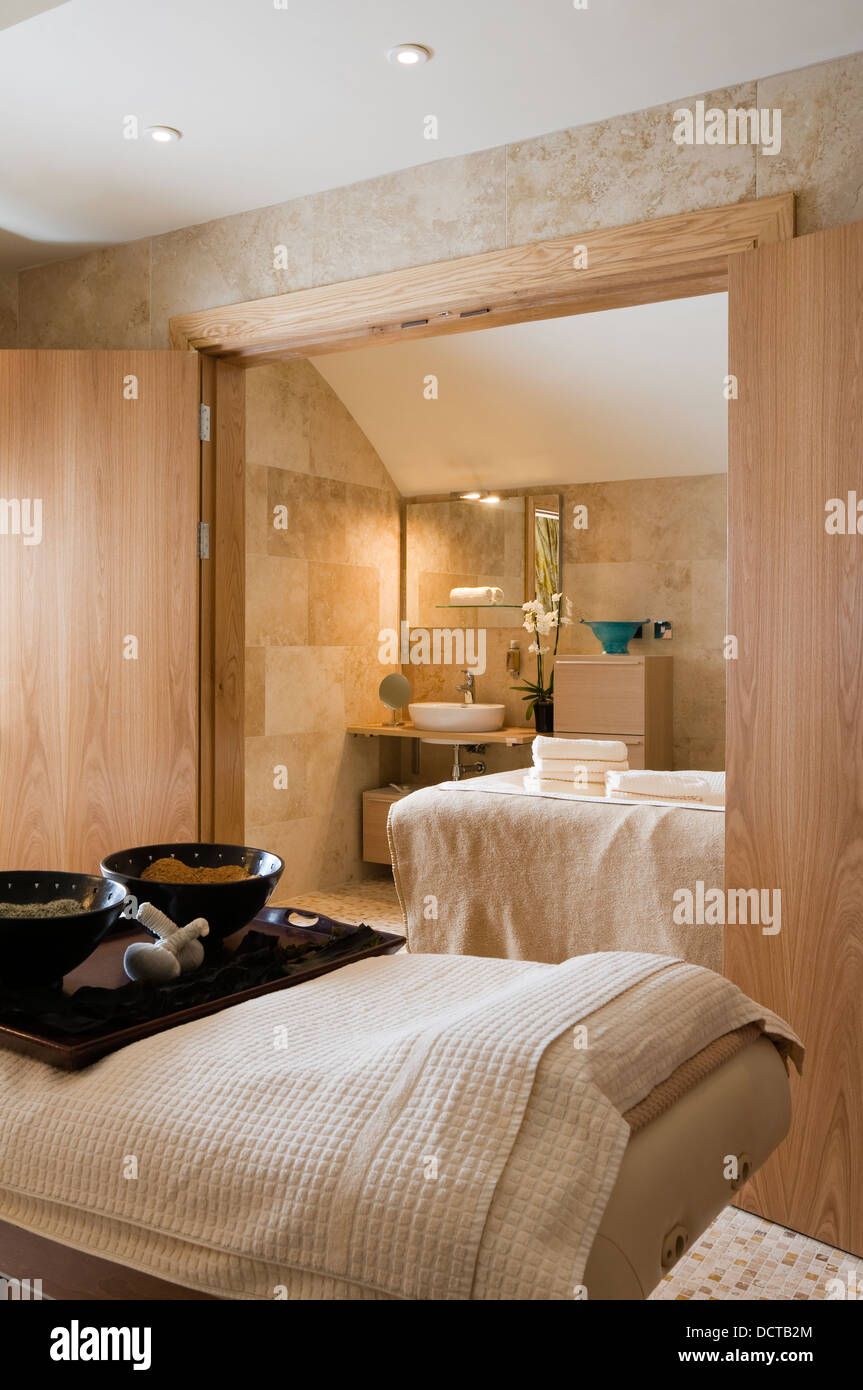 Château irlandais rénové en hôtel de luxe avec un design intérieur par Carole Roberts Banque D'Images