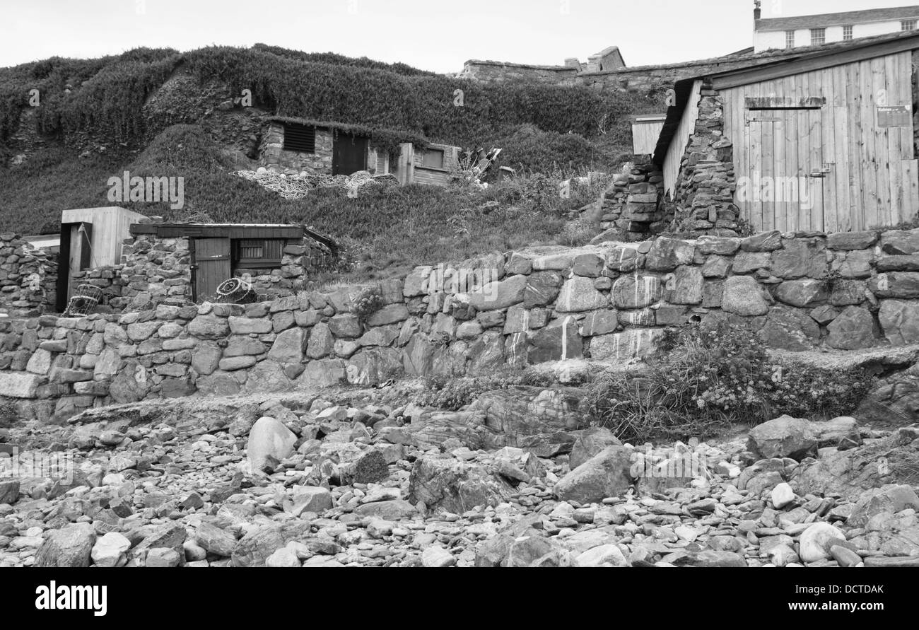 Priest Cove à Cape Cornwall Cornwall England UK St Just Banque D'Images