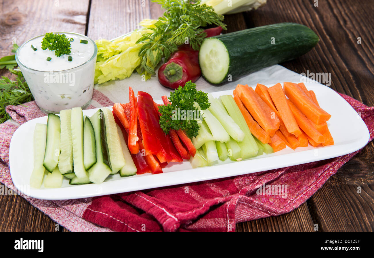 Stripes (crudités alimentation nourriture frais) Banque D'Images