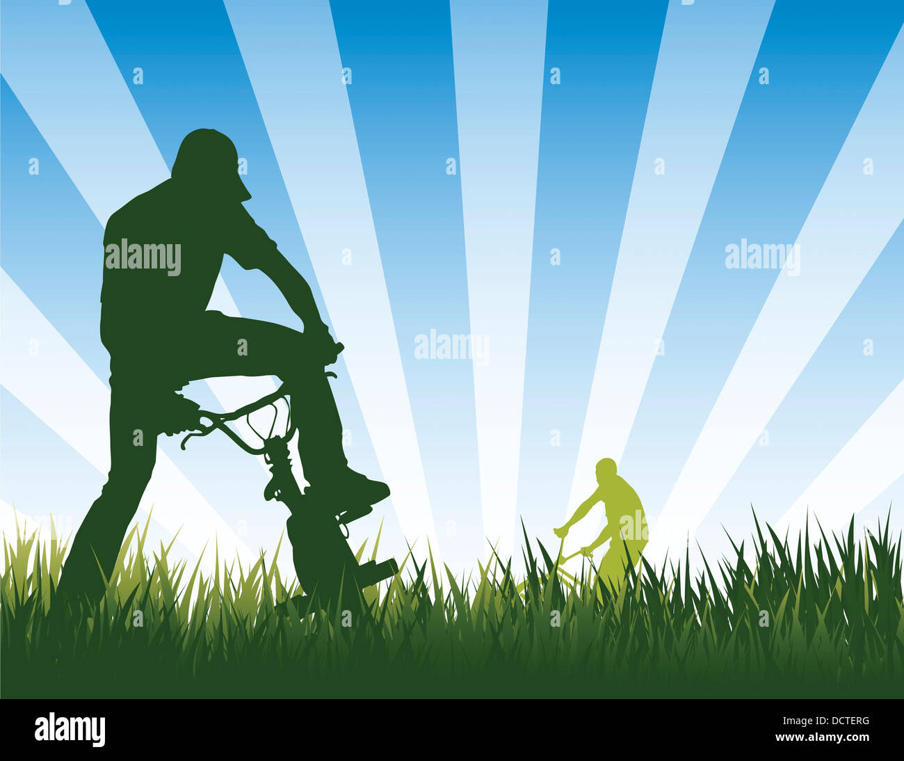 motards de l’été Banque D'Images