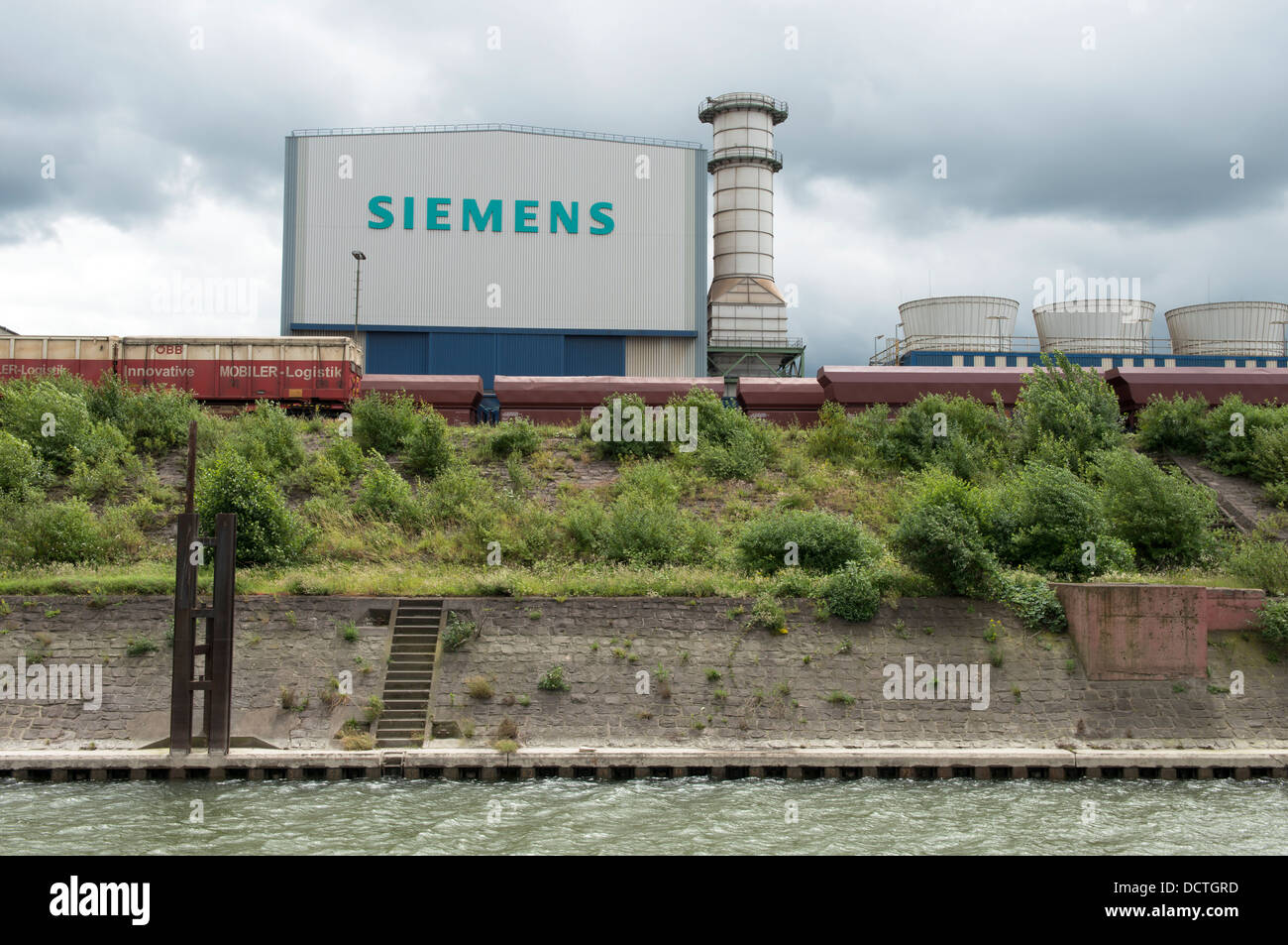 L'usine Siemens Allemagne Banque D'Images