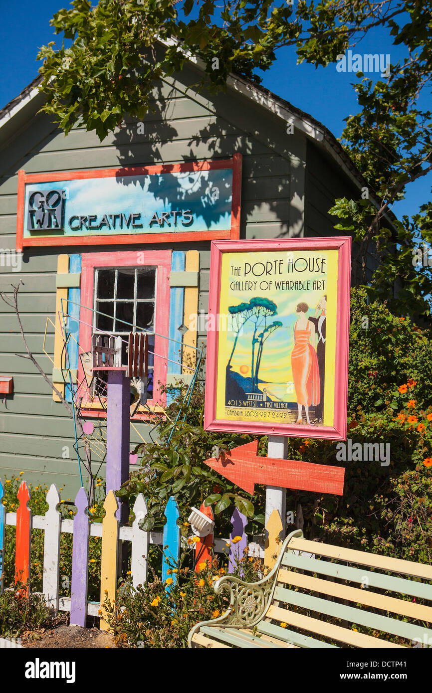 GOWA Arts créatifs, Cambria, Californie, États-Unis d'Amérique Banque D'Images