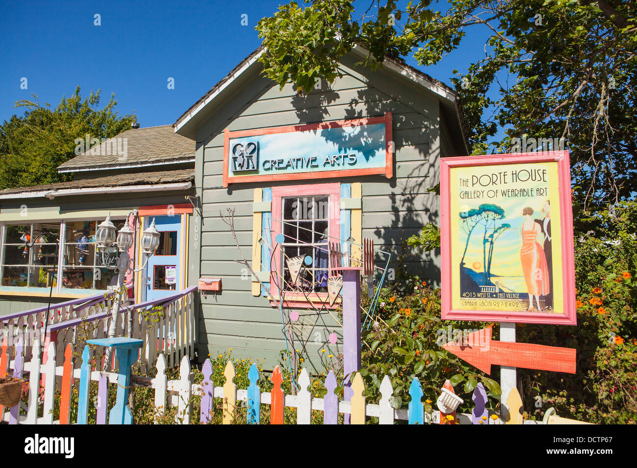 GOWA Arts créatifs, Cambria, Californie, États-Unis d'Amérique Banque D'Images