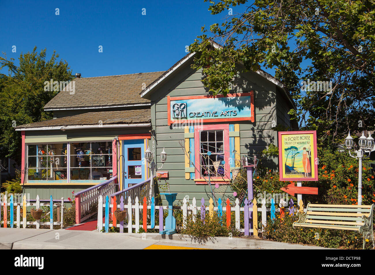 GOWA Arts créatifs, Cambria, Californie, États-Unis d'Amérique Banque D'Images