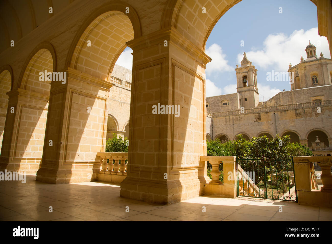 L'église Saint Dominique à Rabat, Malte. Banque D'Images