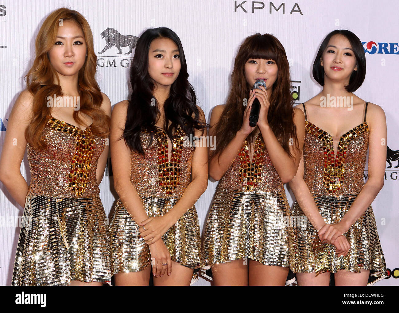 SISTAR 2011 KPOP Billboard Masters at MGM Grand Garden Arena at MGM Grand Resort and Casino Las Vegas, Nevada - 25.11.11 Banque D'Images