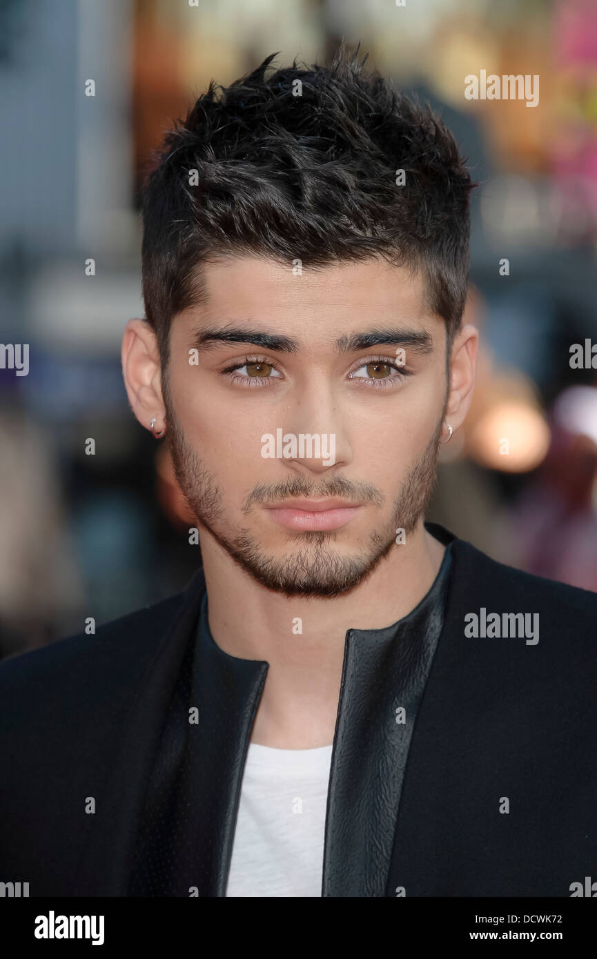 Zayn Malik arrive pour le UK Premiere de 'One Direction : This Is Us 3D' à un cinéma du centre de Londres. Banque D'Images