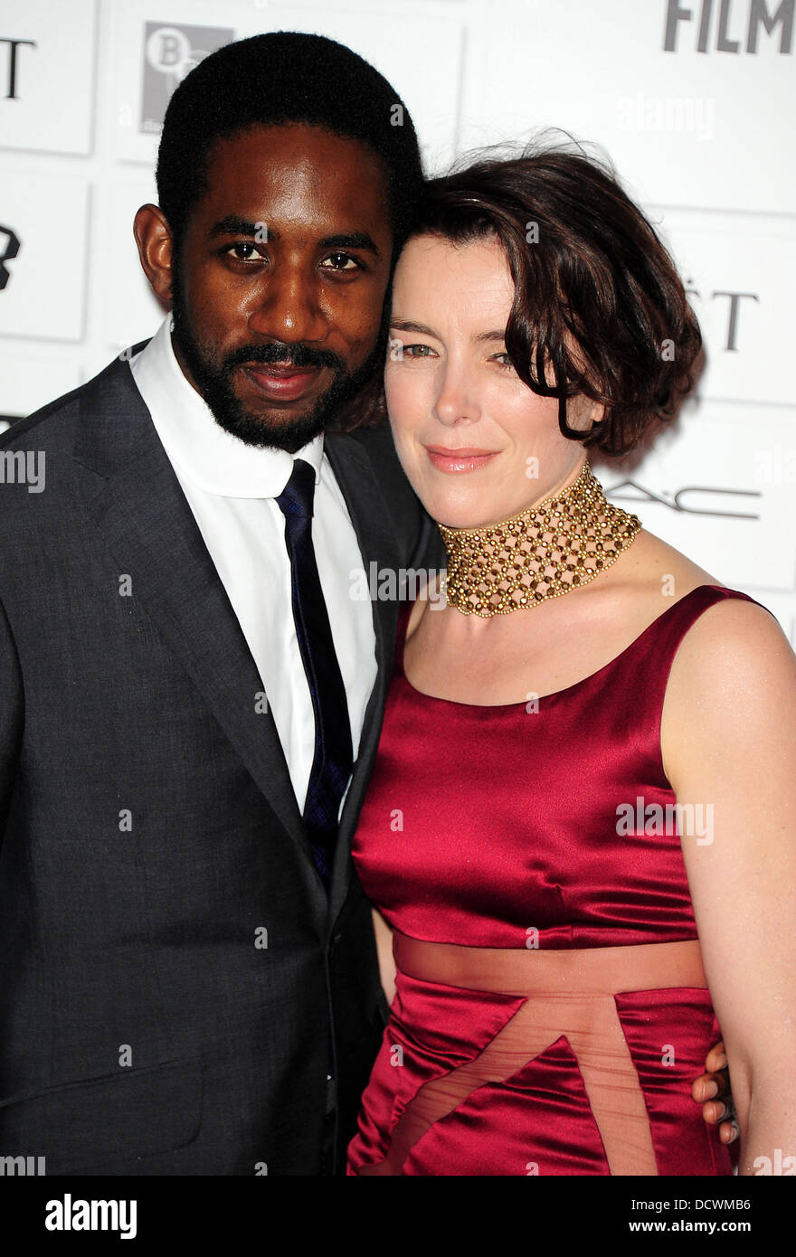 Rhashan Stone et Olivia Williams Moët British Independent Film Awards 2011 qui a eu lieu à l'Old Billingsgate Market, Londres, Angleterre - 04.12.11 Banque D'Images