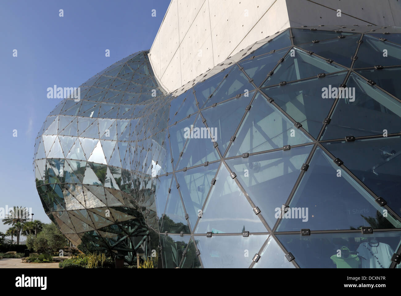 Structures géodésiques au musée de Salvador Dali à Saint-Pétersbourg sur la côte de Floride Banque D'Images