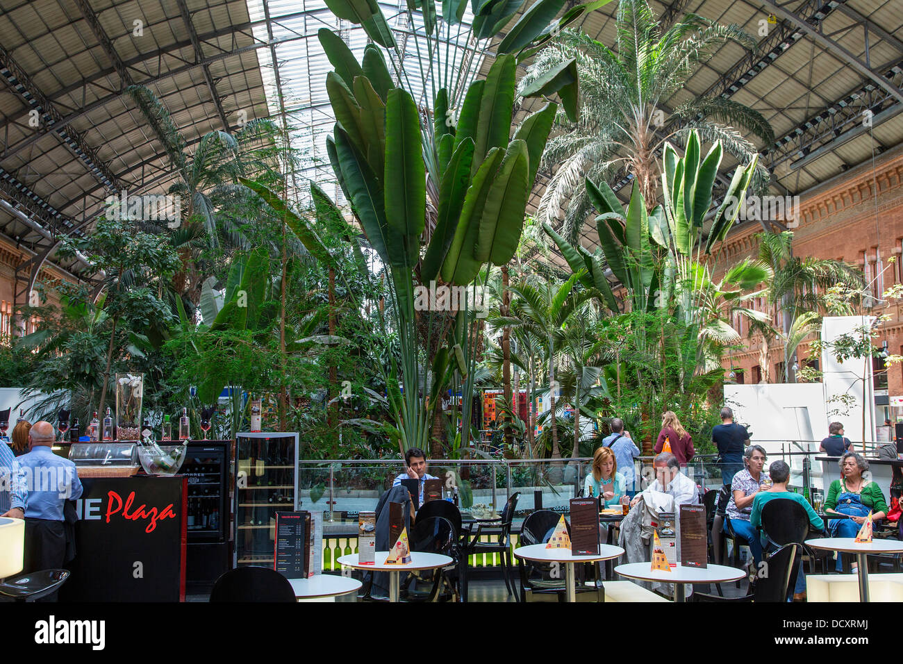 Gare d'Atocha, Madrid Banque D'Images