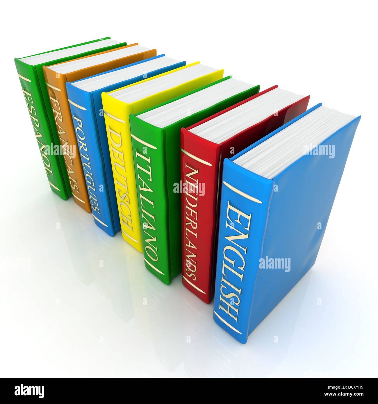 Les reliures de livres et littérature Banque D'Images