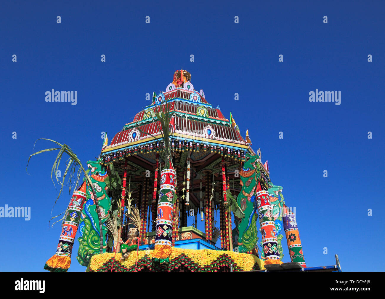Thaipusam fête hindoue, chariot, Montréal, Canada, Banque D'Images Thaipusam fête hindoue, chariot, Montréal, Canada, Banque D'Images