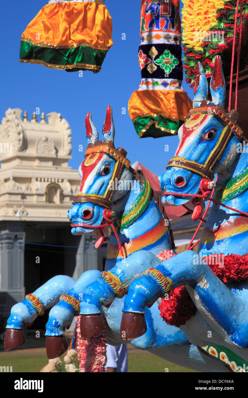 Thaipusam fête hindoue, chariot, Montréal, Canada, Banque D'Images