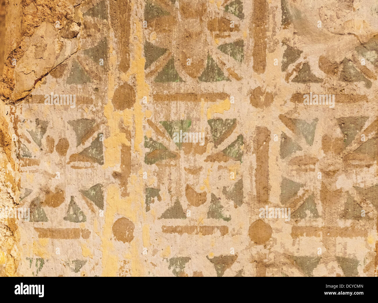 La texture de l'ancien mur avec le modèle Banque D'Images