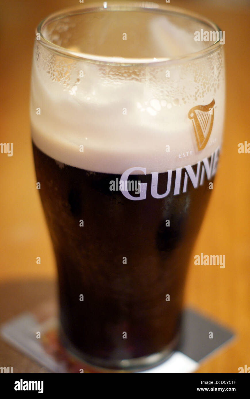 Pinte de Guinness Banque D'Images