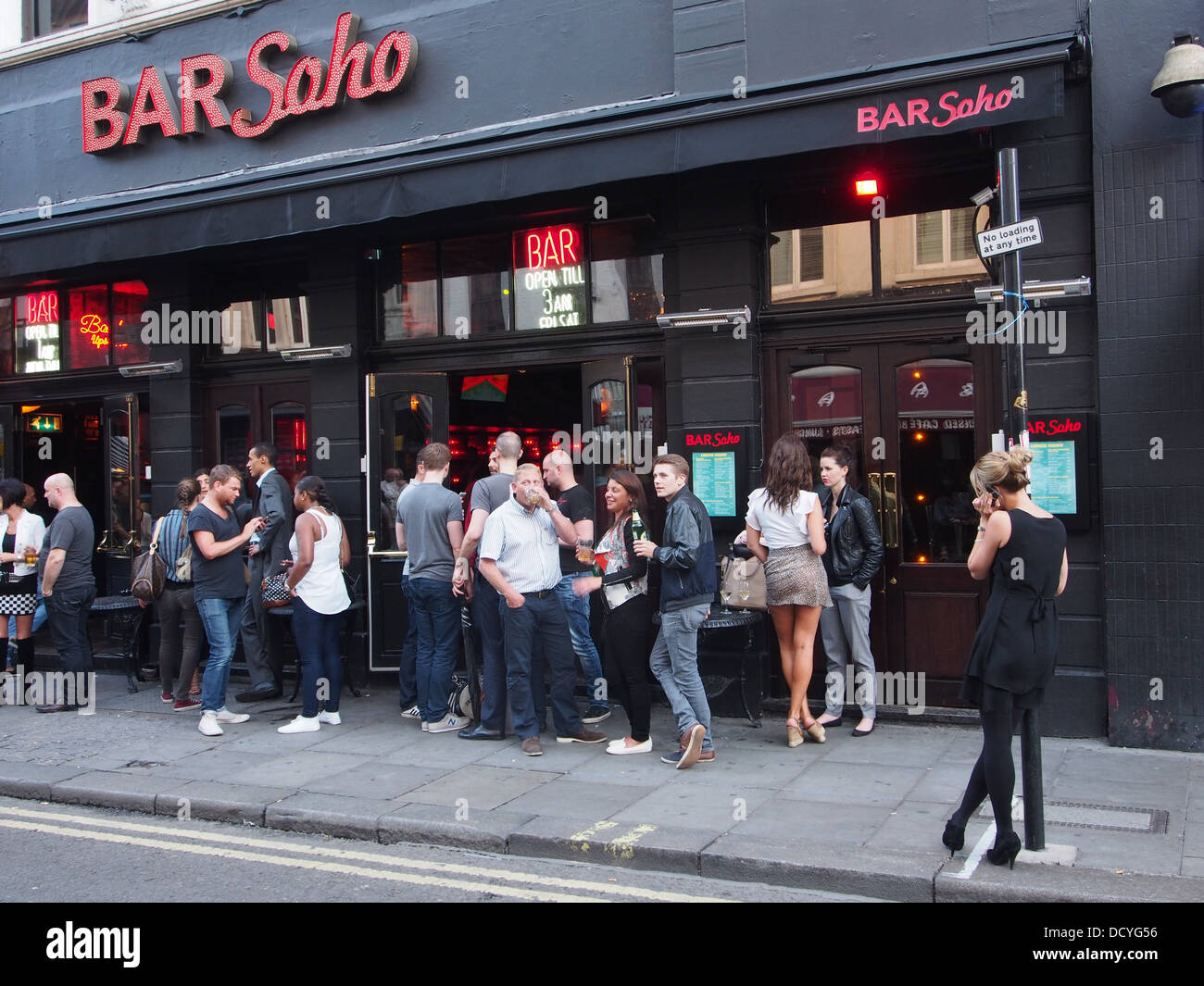 London Pub, Soho Banque D'Images