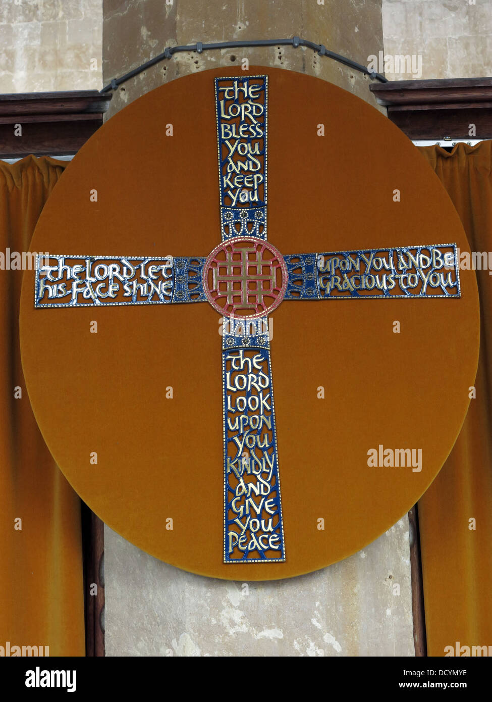 Cross, Lacock Abbey, Lacock Village, Chippenham, Angleterre, ROYAUME-UNI, SN15 2LG Banque D'Images