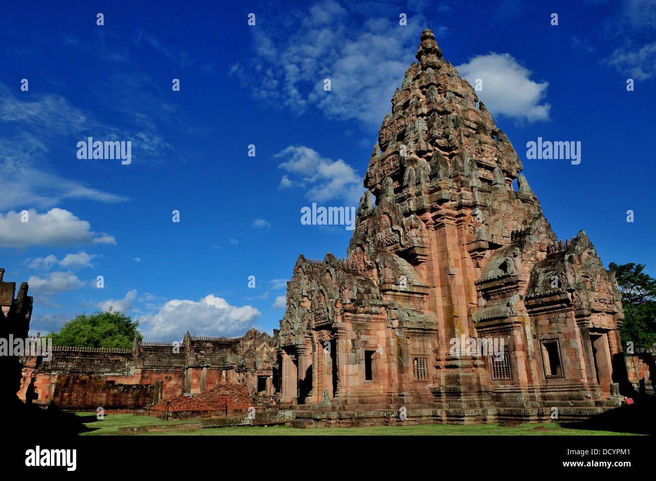 Parc historique de Phanom Rung situé à Buriram province, le nord-est de la Thaïlande Banque D'Images