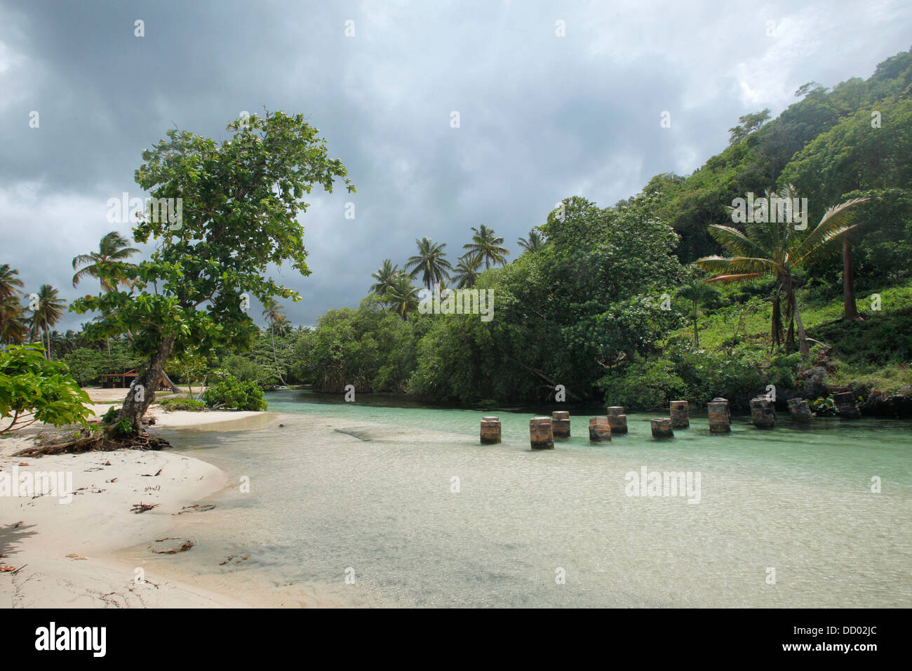 Caraïbes - République Dominicaine - Samana, province nord-est de l'île, paradis naturel Banque D'Images