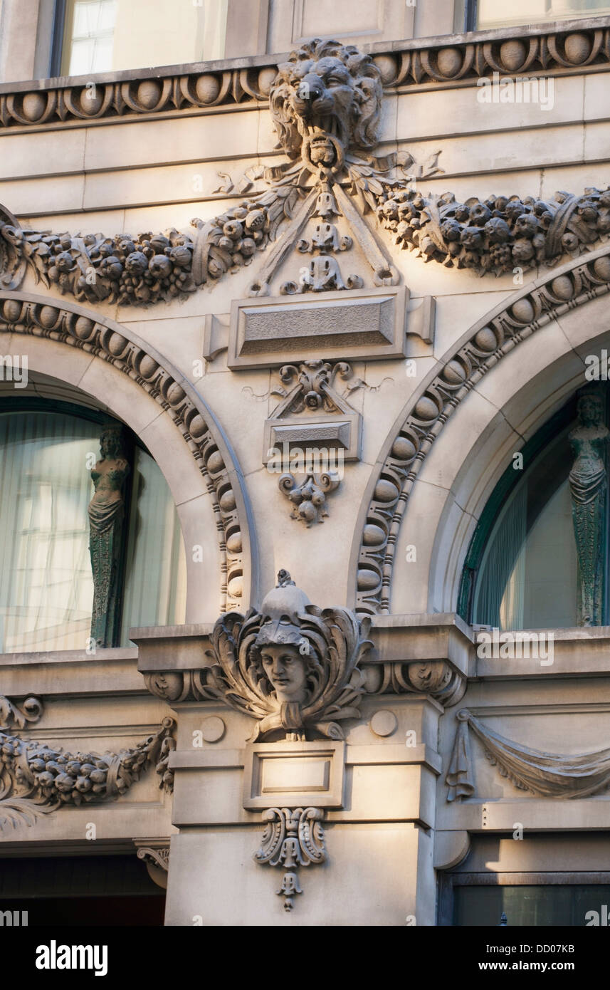 L'architecture dans le Vieux Montréal, Montréal, Québec, Canada Banque D'Images