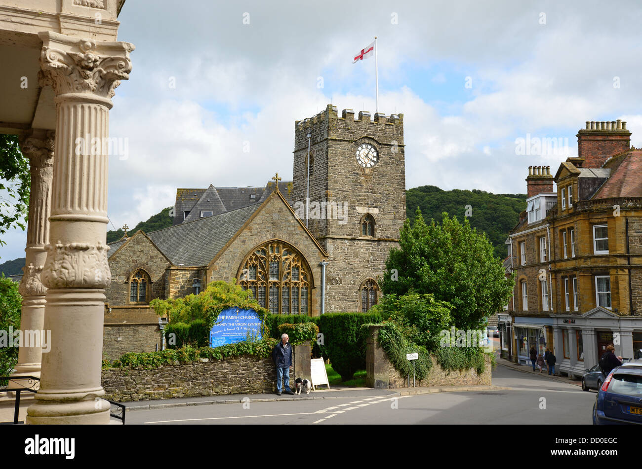 St Mary the Virgin Parish Church, Church Hill, Lynton, Devon, Angleterre, Royaume-Uni Banque D'Images