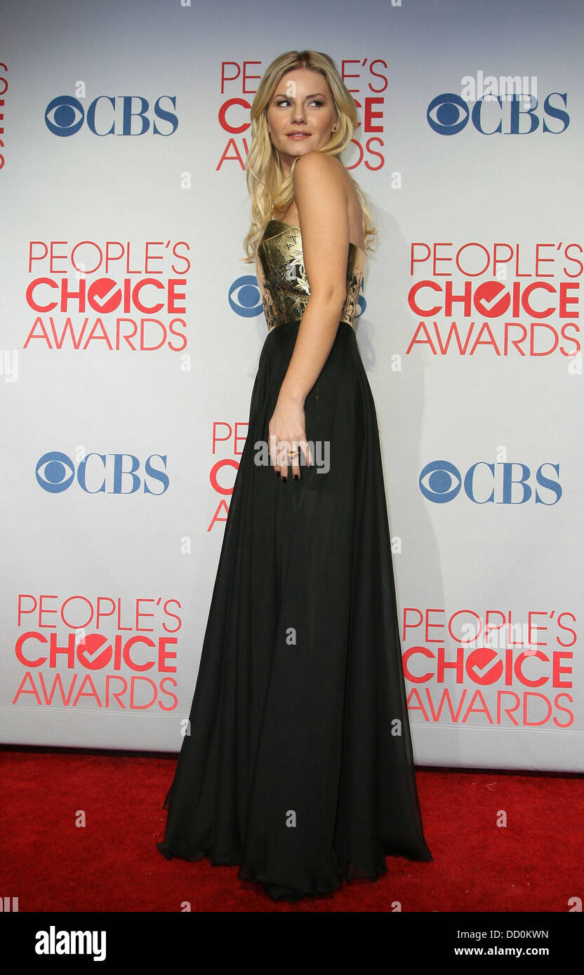 Elisha Cuthbert 2012 People's Choice Awards s'est tenue lors de la Nokia Theatre L.A. Salle de presse - En direct de Los Angeles, Californie - 11.01.12 Banque D'Images