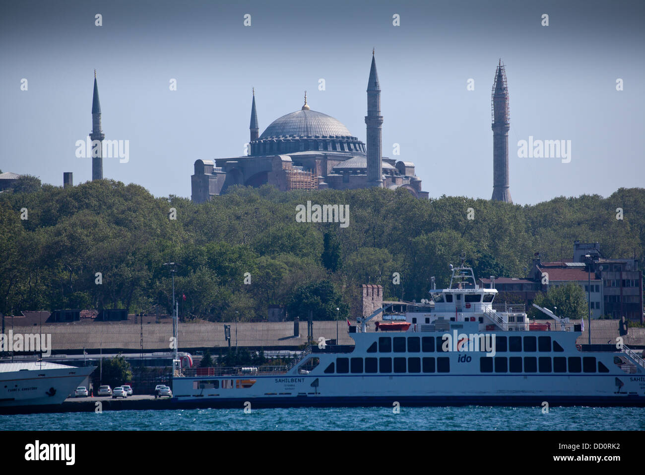 La mosquée Sainte-Sophie à Istanbul, Turquie. Banque D'Images
