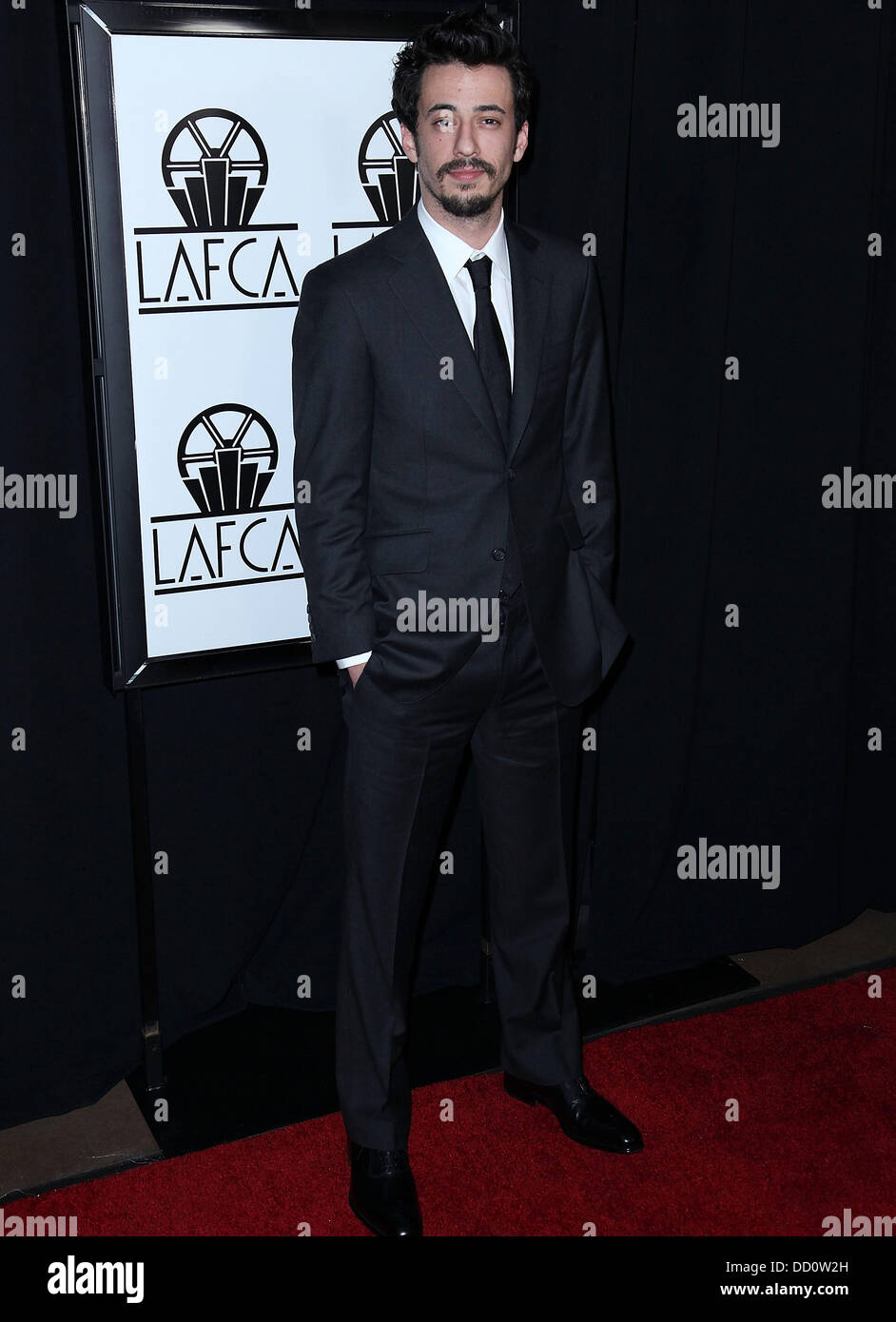Josh Mond 37ième congrès annuel de Los Angeles Film Critics Association Awards a tenu à l'hôtel InterContinental - Arrivées Los Angeles, Californie - 13.01.12 Banque D'Images