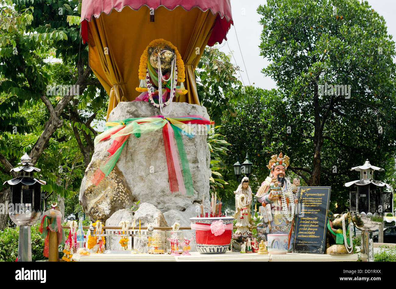 Bangkok , Porc culte connu également comme Sahachat Memorial Banque D'Images