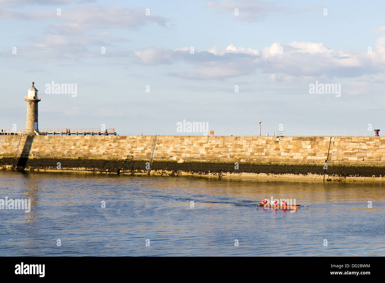 Le port de Whitby, North Yorkshire, Angleterre Banque D'Images