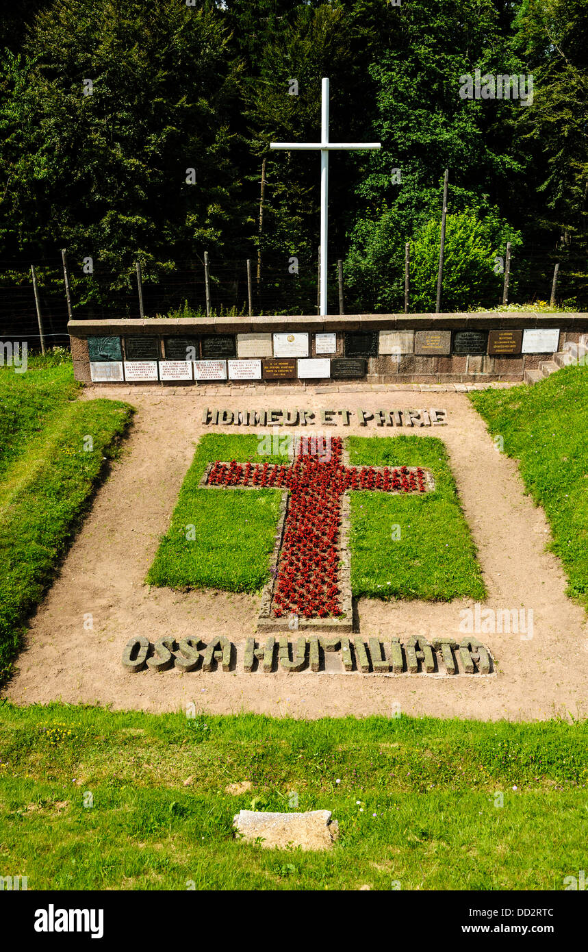 Natzweiler-Struthof était un camp de concentration situé dans les Vosges Banque D'Images