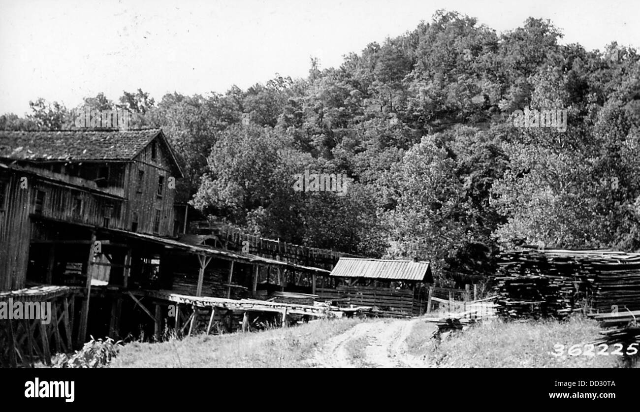 Turner's Mill Marquage maintenant une ville fantôme - - 2127928 Banque D'Images